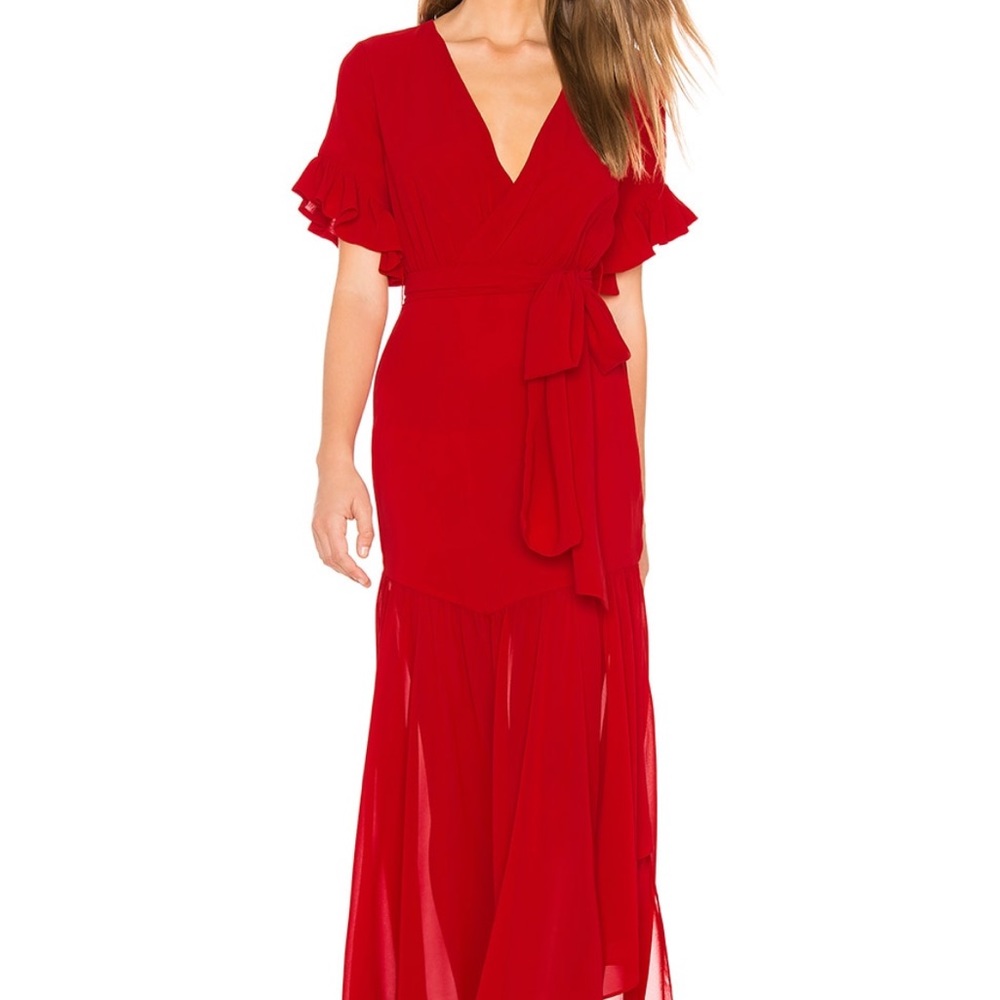 Privacy Please Red long dress